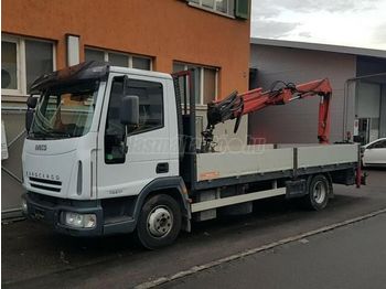 Dropside/ Flatbed truck, Crane truck IVECO EUROCARGO 75 E 17: picture 1