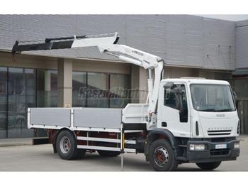 Dropside/ Flatbed truck, Crane truck IVECO Eurocargo 180E28 Darus: picture 1