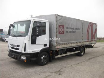 Curtainsider truck IVECO ML 90E18 Eurocargo 4x2: picture 1