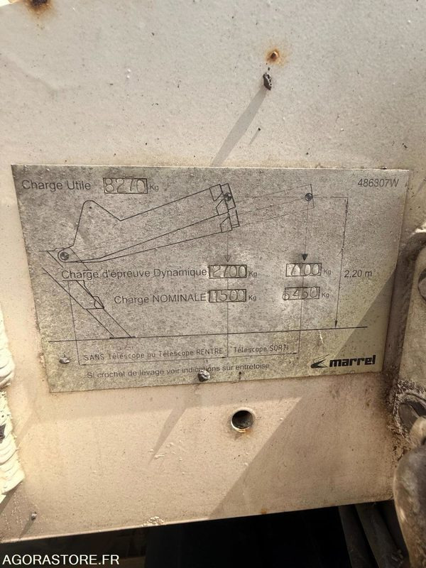 Truck IVECO STRALIS MULTIBENNE 4x2 - 2015 / 61000KM