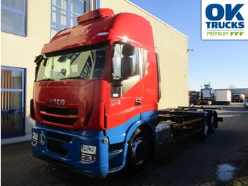 Container transporter/ Swap body truck IVECO Stralis AS260S46Y/FPCM Euro6 Intarder Klima AHK ZV: picture 1