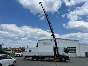 Dropside/ Flatbed truck, Crane truck Iveco 180.35: picture 1