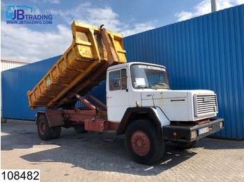 Hook lift truck Iveco 190 20 GUIMA B12 Haakarm Kipper Container system, Manual, Steel suspension, Hub reduction: picture 1