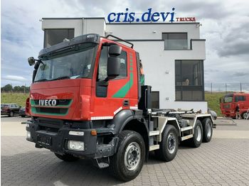 Hook lift truck Iveco 340T45 Trakker 8x4 Eurolift Hakengerät | Euro 5: picture 1