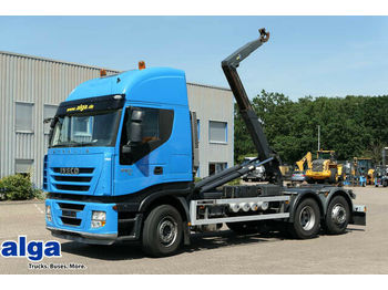 Hook lift truck Iveco 450 Stralis 6x2, Klima,Rundumleuchten,Multi-Lift: picture 1