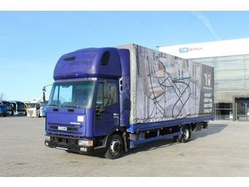 Curtainsider truck Iveco 75E15 EURO CARGO, SLEEPING BODY: picture 1