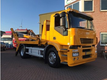Skip loader truck Iveco AD190S31 4X2 PORTAALWAGEN EURO5 HOLLAND TRUCK: picture 1