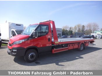 New Autotransporter truck Iveco DAILY 72C18 Schiebeplateau mit Hubbrille: picture 1