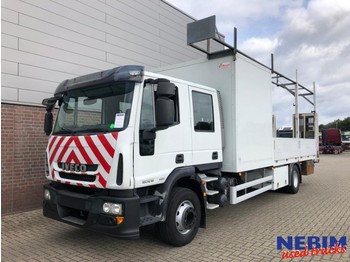 Autotransporter truck Iveco Daily 150E18 Euro 5 EEV Crew Cab - Hydro rampe: picture 1