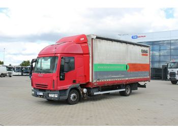 Curtainsider truck Iveco EUROCARGO ML 75E18: picture 1