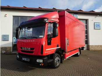 Curtainsider truck Iveco Eurocargo ML120EL21 Getränkepritsche+LBW Edscha: picture 1