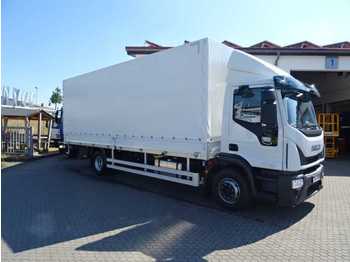 Curtainsider truck Iveco Eurocargo ML140E25 Pritsche/Plane + LBW Euro 6: picture 1