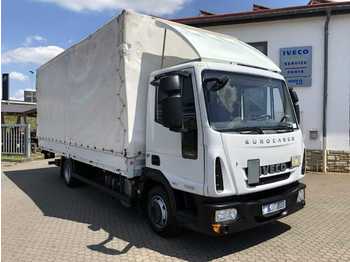 Curtainsider truck Iveco Eurocargo ML75E18 Pritsche/Plane + LBW: picture 1