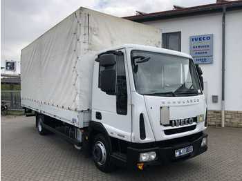 Curtainsider truck Iveco Eurocargo ML75E18 Pritsche/Plane + LBW: picture 1