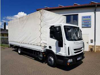 Curtainsider truck Iveco Eurocargo ML75E18 Pritsche/Plane + LBW Klima: picture 1
