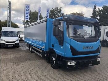 Curtainsider truck Iveco Eurocargo ML75E190/P  Langpritsche 137 kW (18...: picture 1