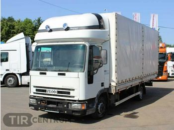 Curtainsider truck Iveco ML 75 E 14 SLEEPING CABIN, WHEELS 80%: picture 1