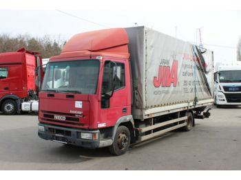 Curtainsider truck Iveco ML 75 E , TAIL LIFT, REAL KILOMETRES!!!: picture 1