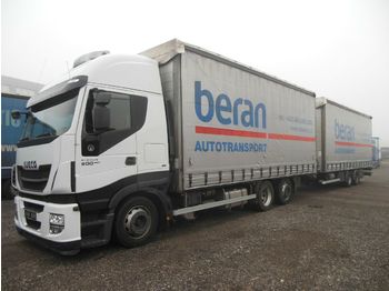 Curtainsider truck Iveco STRALIS AS 260S50, 6X2, 500PS, 120M3, 3 STÜCKS: picture 1