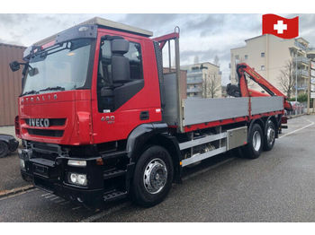 Dropside/ Flatbed truck Iveco Stralis 260S420   6x2: picture 1