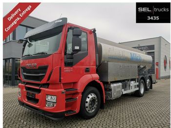 Tank truck for transportation of food Iveco Stralis 400 / 2 Kammern (7.500 + 7.500)/Retarder: picture 1