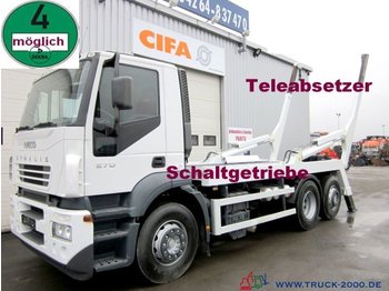 Skip loader truck Iveco Stralis AD260S2 Tele Original 96875KM Schalter: picture 1