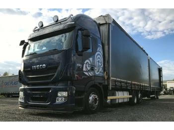 Curtainsider truck Iveco Stralis AS260S45Y + Sommer ZW 180 - Euro 5: picture 1