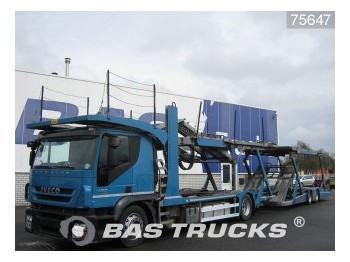 Autotransporter truck Iveco Stralis AT190S45 Manual+Intarder Euro 5 Silver-C: picture 1