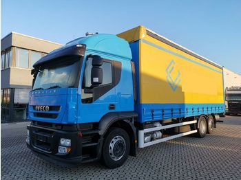 Curtainsider truck Iveco Stralis / Länge 8,4 m /Lenkachse /Asse Sterzante: picture 1