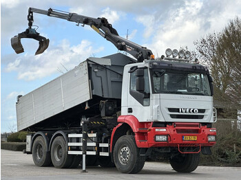 Tipper, Crane truck Iveco Trakker 380T41 6X6 Z-Crane/TIPPER/KIPPER: picture 1