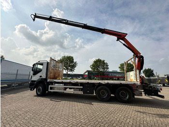 Crane truck Iveco Trakker 6x4, retarder Palfinger kraan PK18002EH + remote, 16 ton meter Euro 6: picture 4