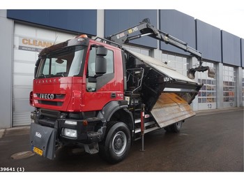 Tipper Iveco Trakker AD190T33W 4x4 Euro 5 Hiab 12 ton/meter laadkraan: picture 1