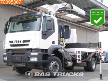 New Dropside/ Flatbed truck Iveco Trakker AD190T38 4X2 Unused! FASSI F210A23 Crane: picture 1