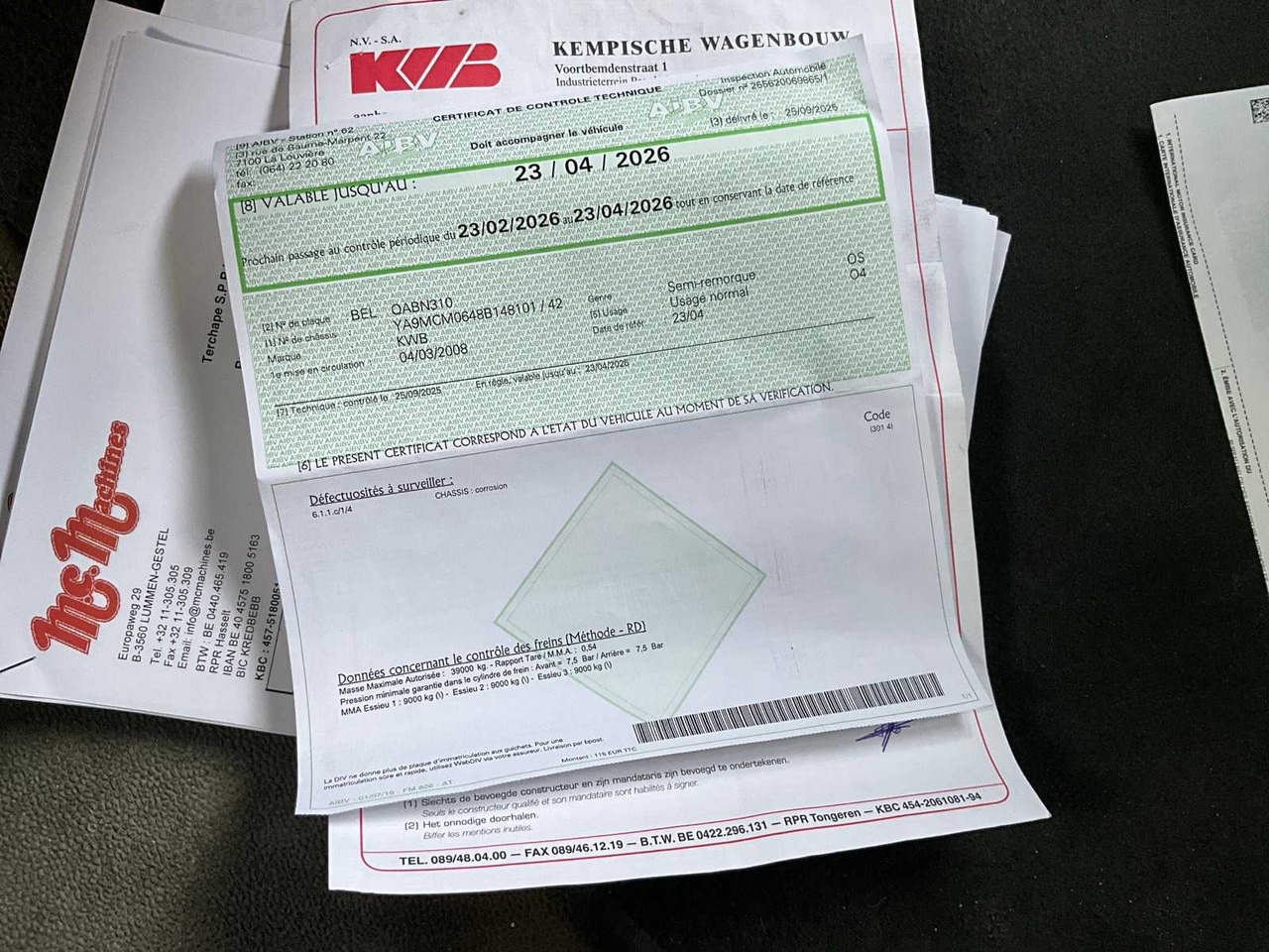 Truck KWB P-393-STI-H3 CHAPEOPLEGGER