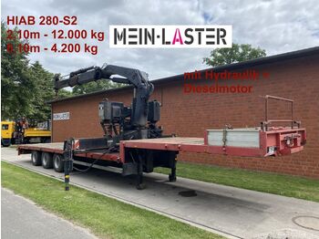 Crane truck Kran Hiab 280 E-2 12.000 kg- 2,1 m * Diesel+Hydr: picture 1