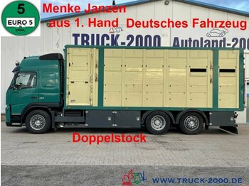 Livestock truck Volvo FM 420 Menke-Janzen Doppelstock Viehtransporter