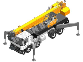 New Crane truck, Mobile crane Locatelli TCL 55.50: picture 1