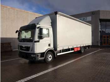Curtainsider truck MAN 12.220: picture 1