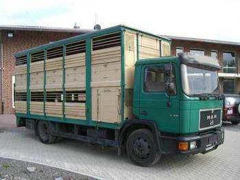 Livestock truck MAN 14232  KABA Doppelstock: picture 1