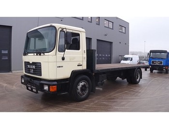 Dropside/ Flatbed truck MAN 18.222 (6 CYLINDER ENGINE WITH MANUAL PUMP and ZF-GEARBOX): picture 1