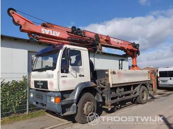 Dropside/ Flatbed truck MAN 18.264 4x4: picture 1