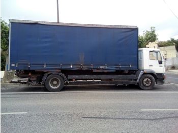 Curtainsider truck MAN 18.264 left hand drive 18 Ton detachable body twist locks: picture 1