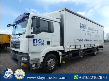 Curtainsider truck MAN 18.280 TGM 1x bed airco 368 tkm: picture 1