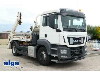 Skip loader truck MAN 18.320 TGS BL 4x2, Euro 6, Meiller AK12T, Klima: picture 1