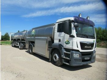 Tank truck for transportation of food MAN 18.440 TGS Milchsammler, Euro 6, 3 x 4.500 Liter: picture 1