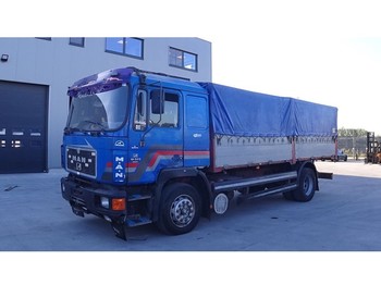 Dropside/ Flatbed truck MAN 19.372 (MANUAL PUMP/ 6 CYLINDER/ FULL STEEL): picture 1