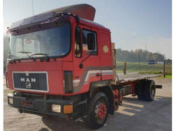 Dropside/ Flatbed truck MAN 19.422 4X2 stake body: picture 1