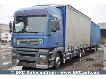 Curtainsider truck MAN 24.410 TGA: picture 1