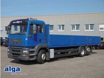 Dropside/ Flatbed truck MAN 26.320 TGA, lange Pritsche 9100mm, offen, Euro 4: picture 1