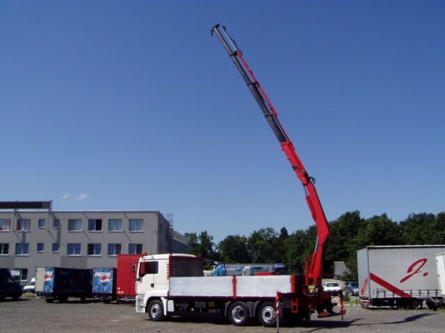 Dropside/ Flatbed truck, Crane truck MAN 26.430, KRAN FASSI150A24-Fernbedienung: picture 5